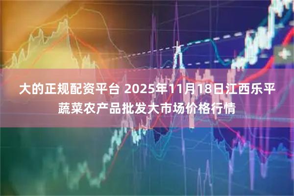 大的正规配资平台 2025年11月18日江西乐平蔬菜农产品批发大市场价格行情
