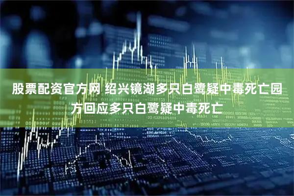 股票配资官方网 绍兴镜湖多只白鹭疑中毒死亡园方回应多只白鹭疑中毒死亡